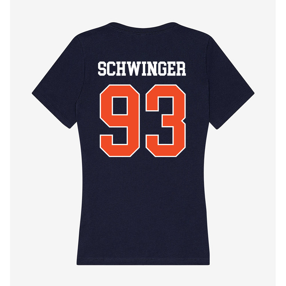 Auburn - NCAA Football : Charles Schwinger - Classic Shersey Women's V-Neck T-Shirt-1