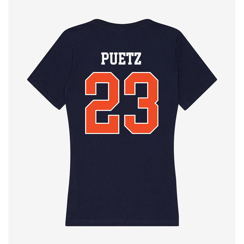 Auburn - NCAA Women's Volleyball : Shanelle Puetz - Classic Shersey Women's V-Neck T-Shirt-1