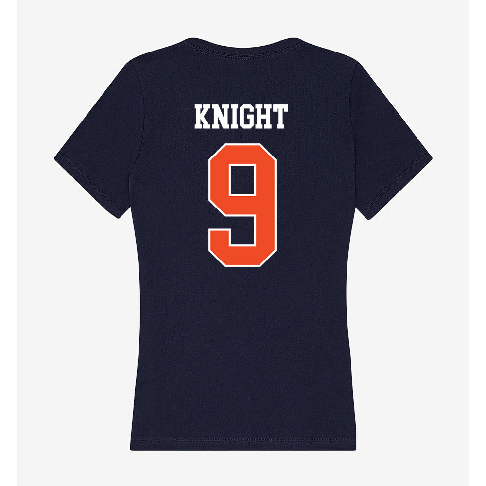 Auburn - NCAA Football : Deuce Knight - Classic Shersey Women's V-Neck T-Shirt-1