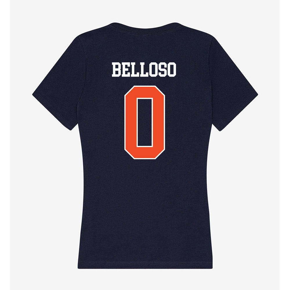 Auburn - NCAA Women's Basketball : Angena Belloso - Classic Shersey Women's V-Neck T-Shirt-1