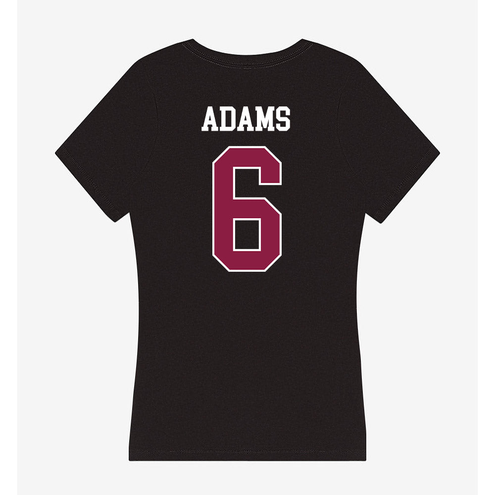 Virginia Tech - NCAA Football : Keylen Adams - Women's V-Neck T-Shirt-1