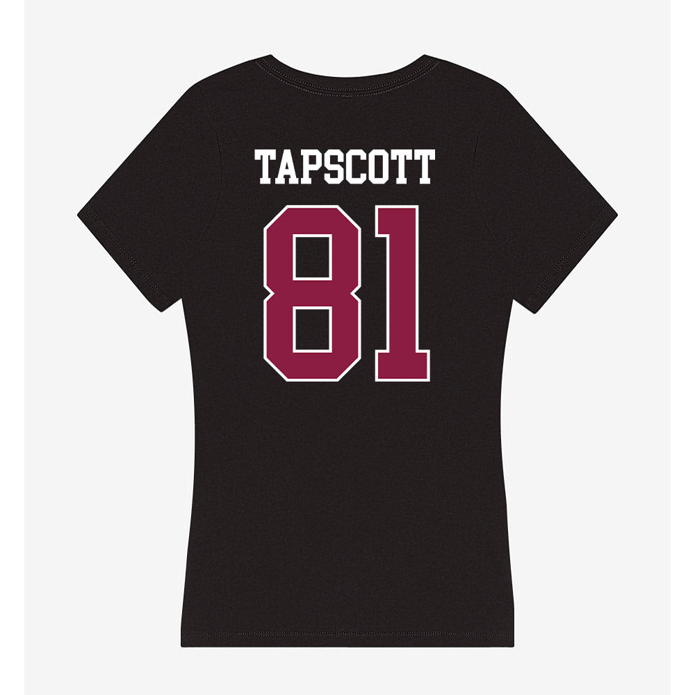 Virginia Tech - NCAA Football : Jordan Tapscott - Women's V-Neck T-Shirt-1