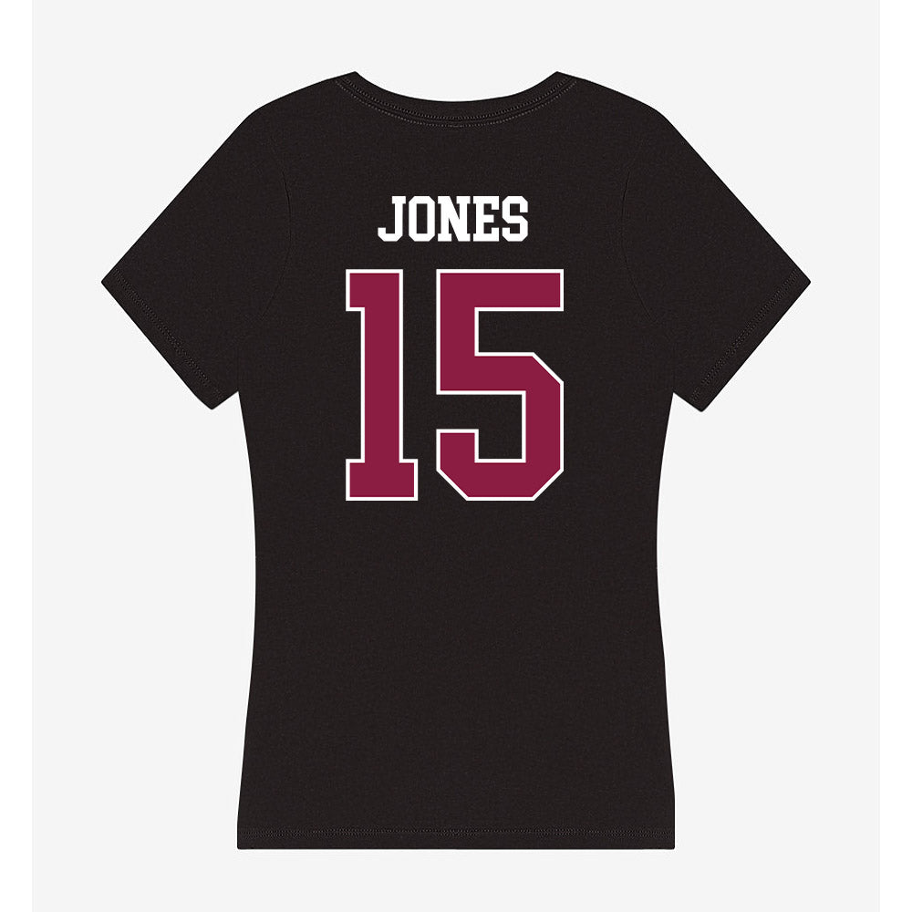 Virginia Tech - NCAA Football : Jaylen Jones - Women's V-Neck T-Shirt-1