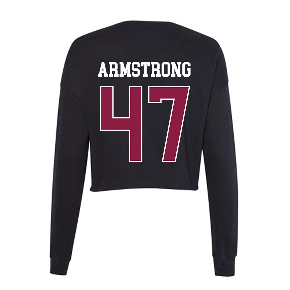 Virginia Tech - NCAA Football : Griffin Armstrong - Women's Cropped Crew Fleece-1