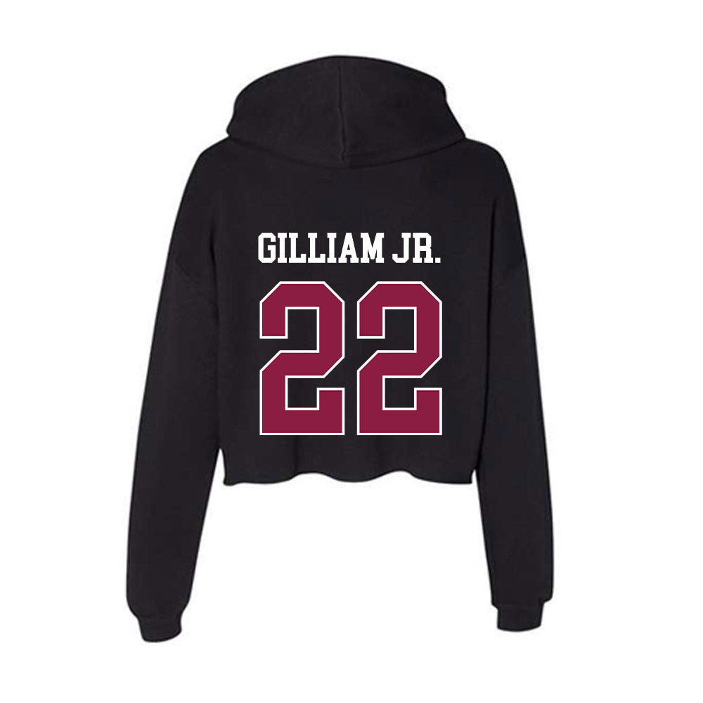 Virginia Tech - NCAA Football : Kelvin Gilliam Jr. - Women's Crop Fleece Hoodie-1