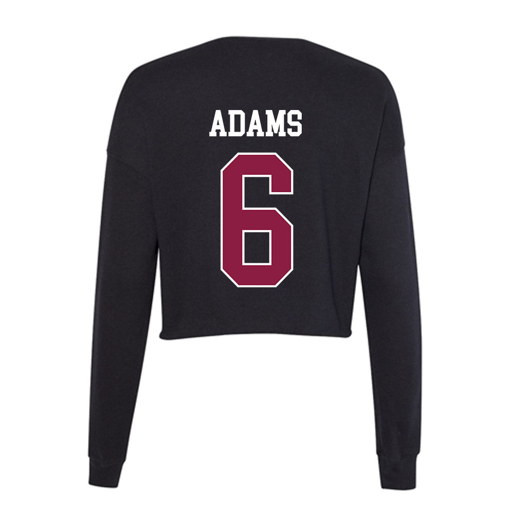 Virginia Tech - NCAA Football : Keylen Adams - Women's Cropped Crew Fleece-1