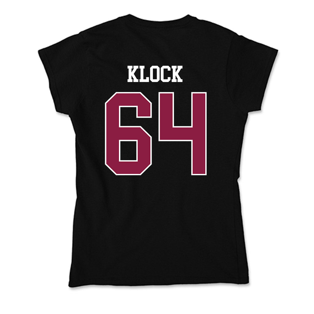 Virginia Tech - NCAA Football : Elijah Klock - Soft Style Women’s T-Shirt-1