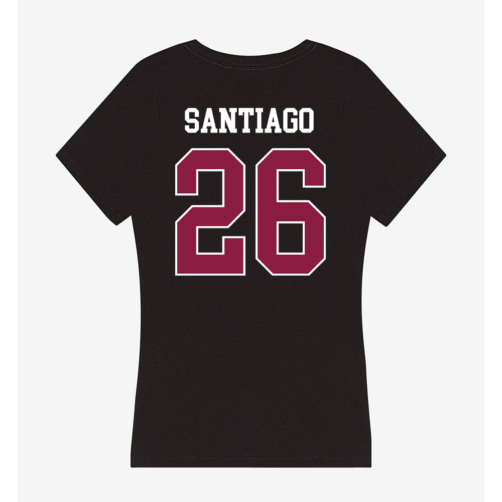 Virginia Tech - NCAA Football : Antwone Santiago - Women's V-Neck T-Shirt-1