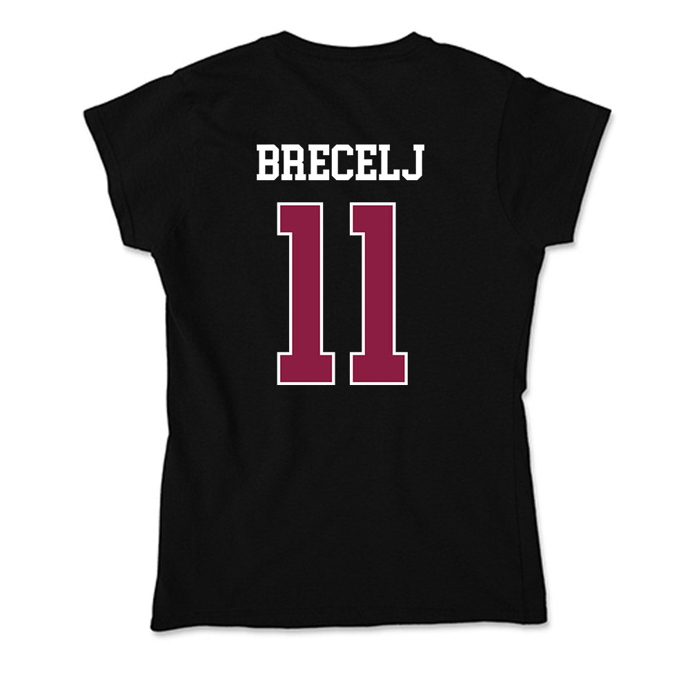Virginia Tech - NCAA Women's Basketball : Spela Brecelj - Soft Style Women’s T-Shirt-1