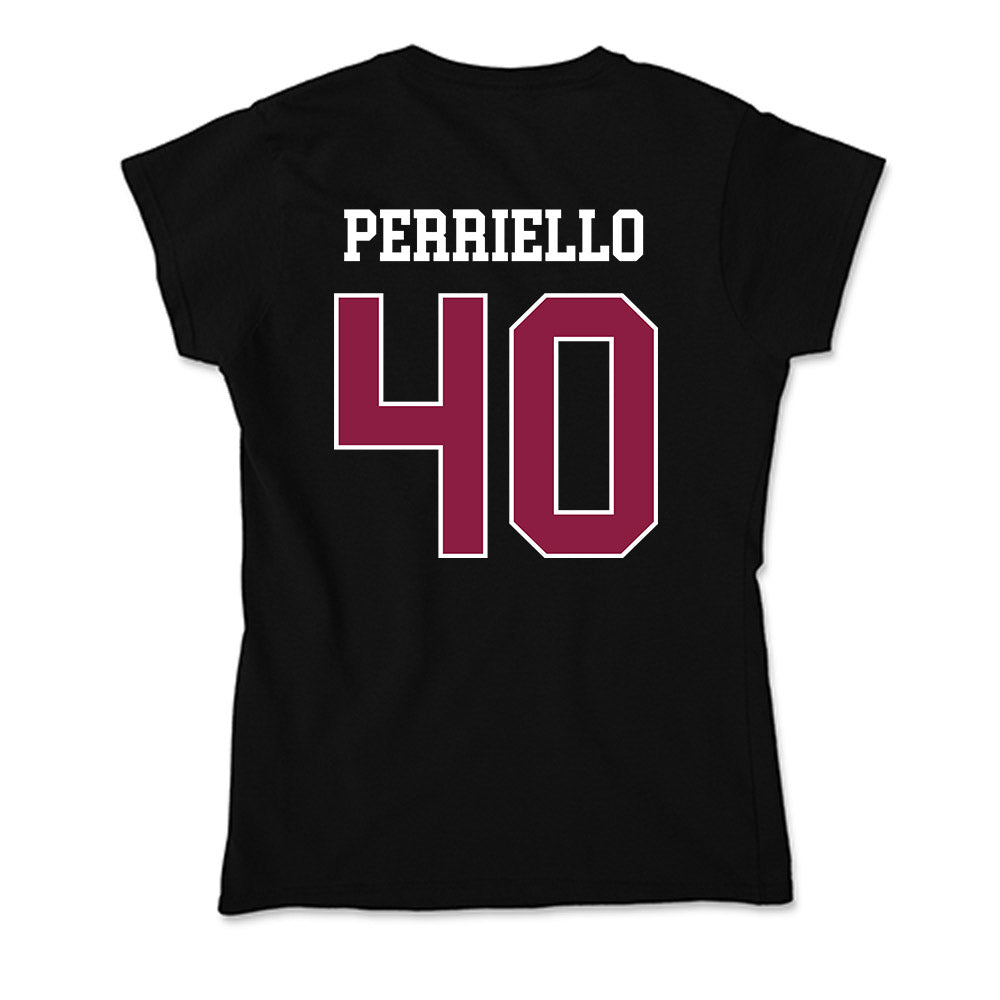 Virginia Tech - NCAA Baseball : Luca Perriello - Soft Style Women’s T-Shirt-1