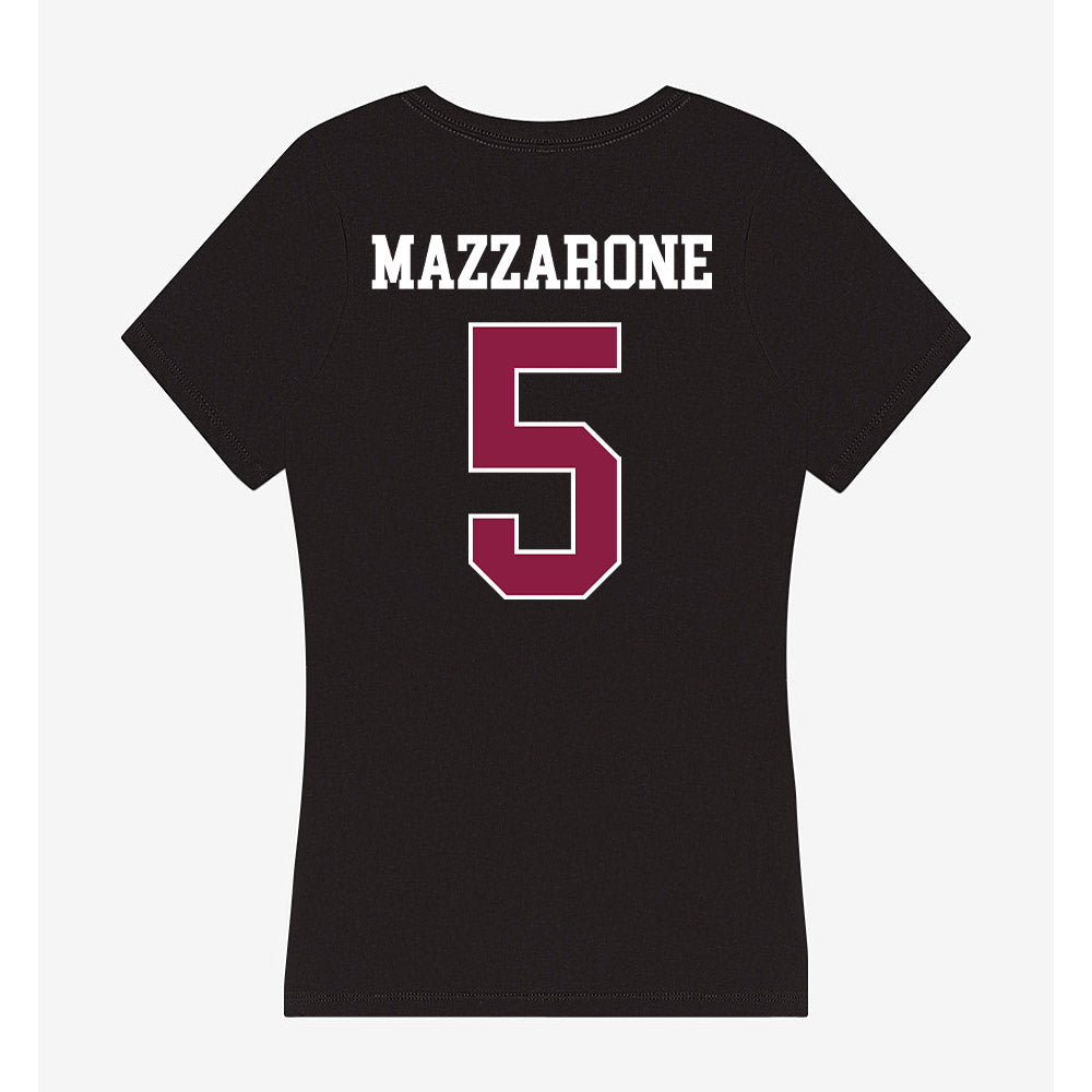 Virginia Tech - NCAA Softball : Emma Mazzarone - Women's V-Neck T-Shirt-1