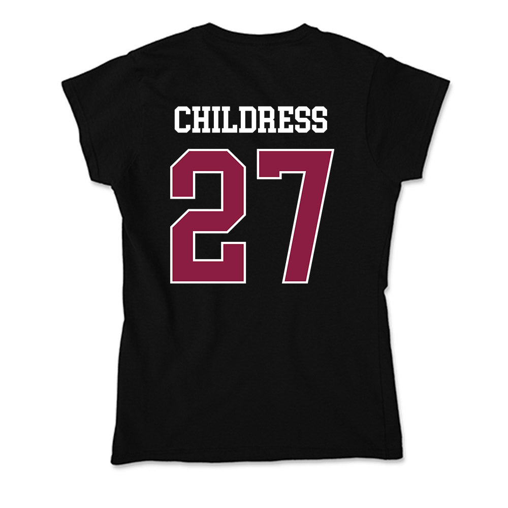 Virginia Tech - NCAA Football : Tyler Childress - Soft Style Women’s T-Shirt-1