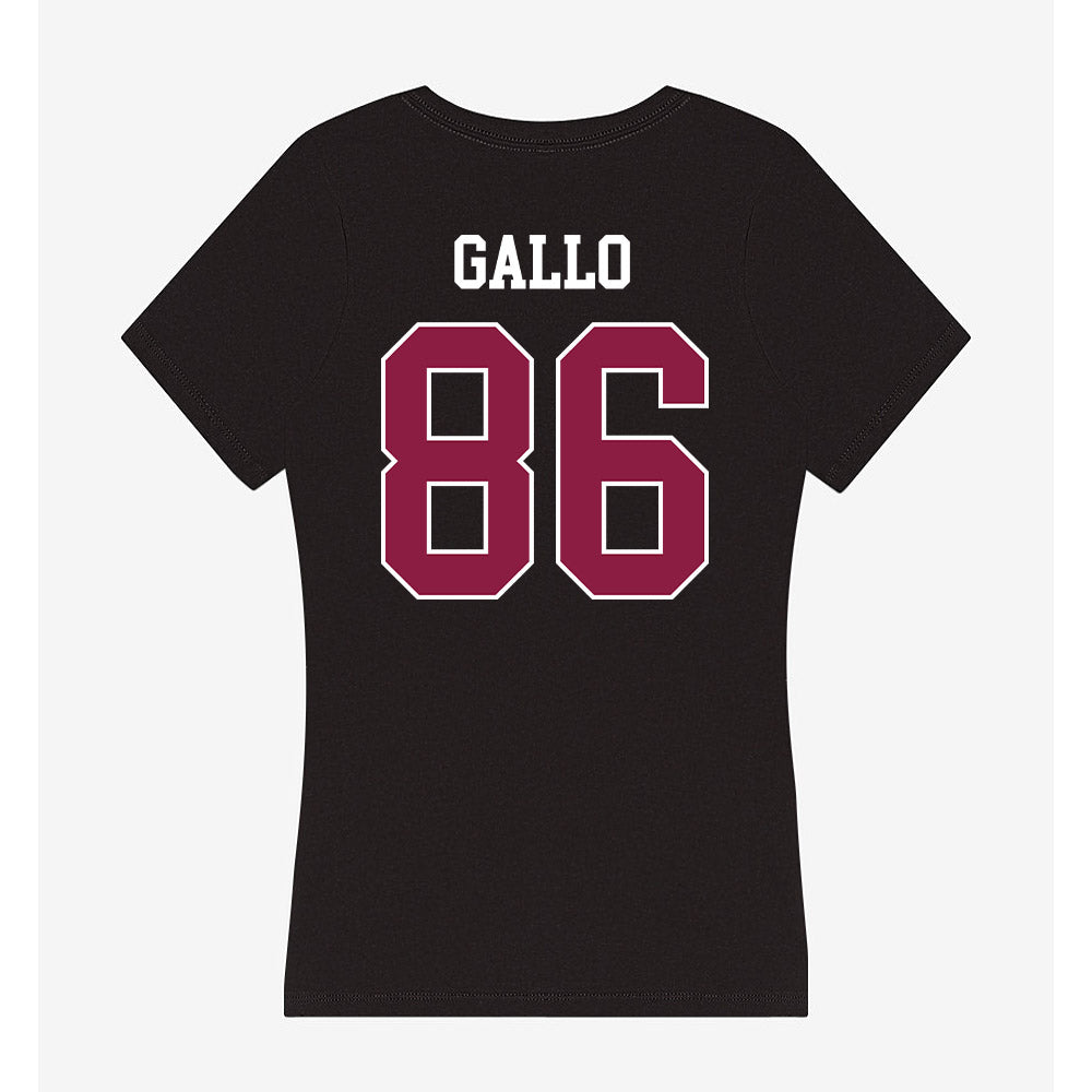 Virginia Tech - NCAA Football : Nick Gallo - Women's V-Neck T-Shirt-1