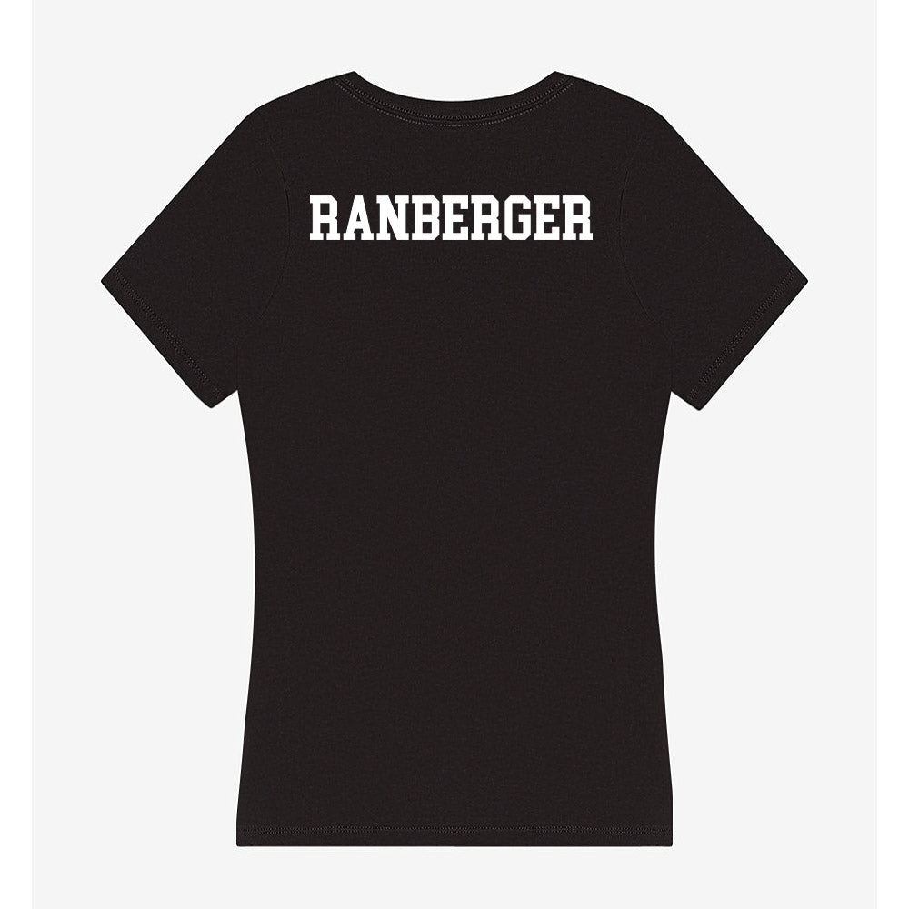 Virginia Tech - NCAA Cheerleading : Hannah Ranberger - Women's V-Neck T-Shirt-1