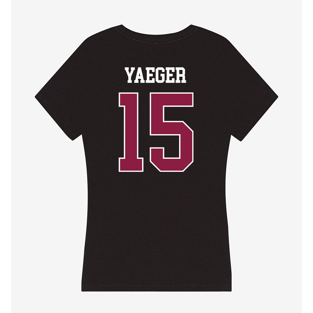 Virginia Tech - NCAA Softball : Zoe Yaeger - Women's V-Neck T-Shirt-1