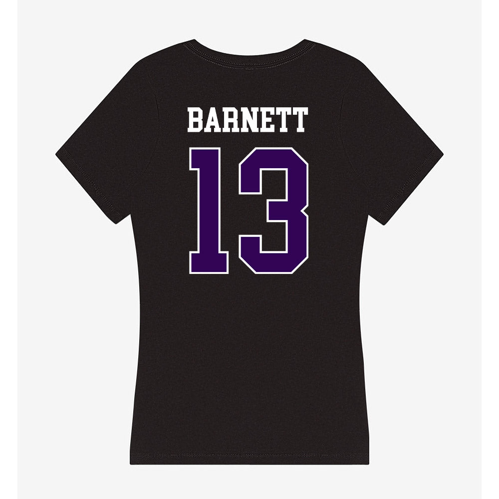 Kansas State - NCAA Football : Blake Barnett - Women's V-Neck T-Shirt-1