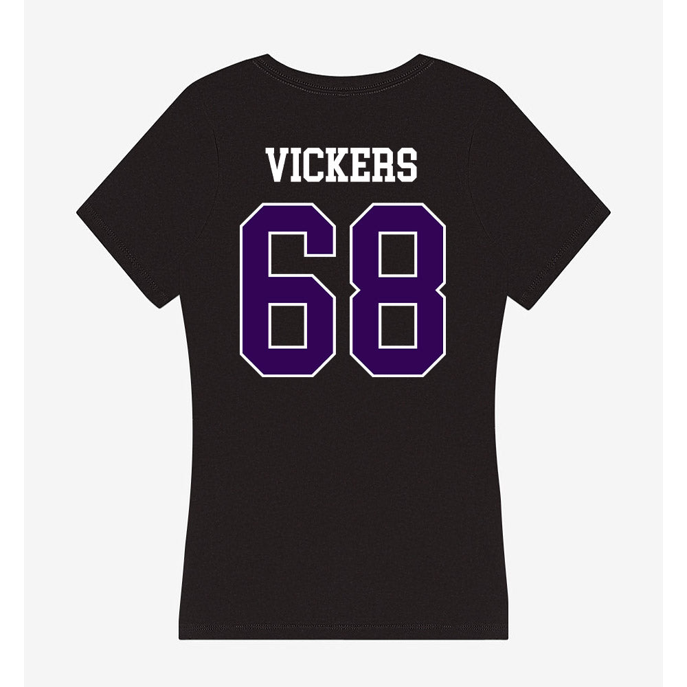 Kansas State - NCAA Football : Joe Vickers - Women's V-Neck T-Shirt-1