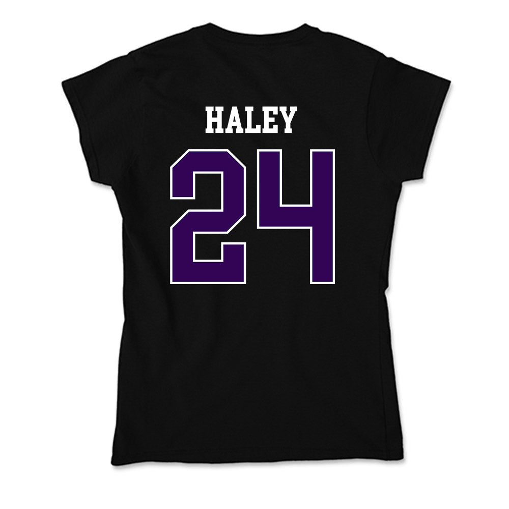 Kansas State - NCAA Baseball : Austin Haley - Soft Style Women’s T-Shirt-1