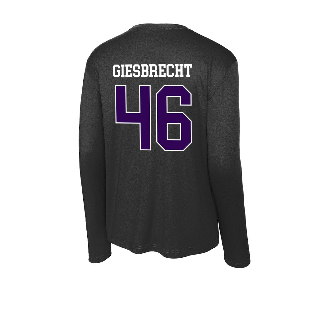 Kansas State - NCAA Baseball : Ethan Giesbrecht - Activewear Long Sleeve T-Shirt-1