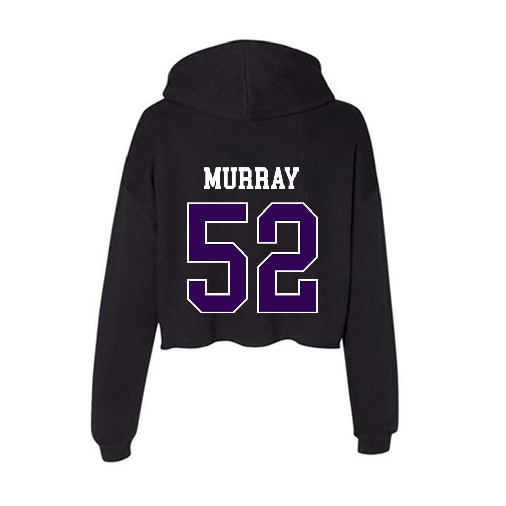 Kansas State - NCAA Baseball : Chandler Murray - Women's Crop Fleece Hoodie-1