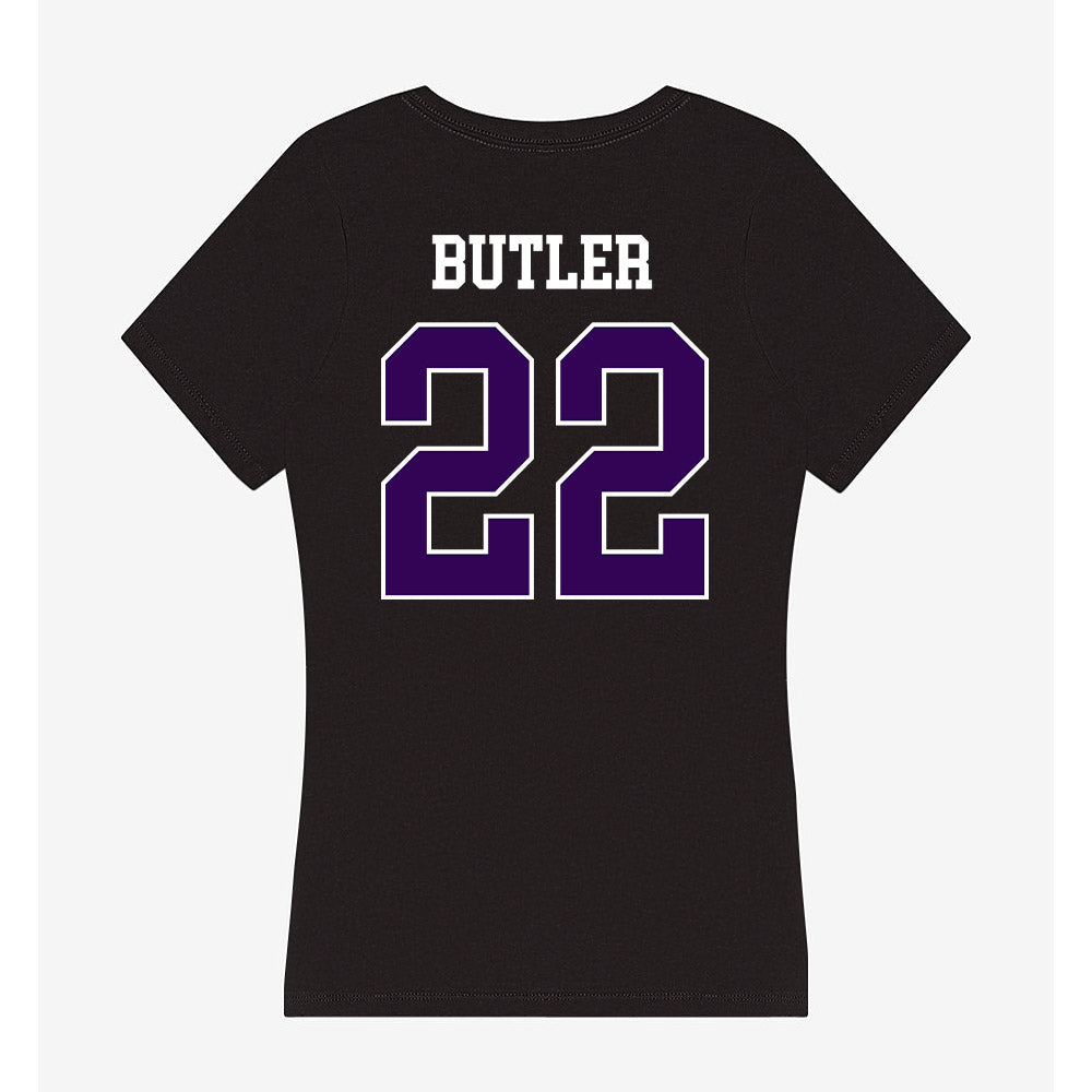 Kansas State - NCAA Baseball : Tazwell Butler - Women's V-Neck T-Shirt-1