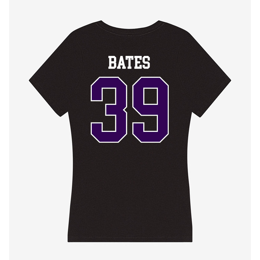 Kansas State - NCAA Football : Travis Bates - Women's V-Neck T-Shirt-1