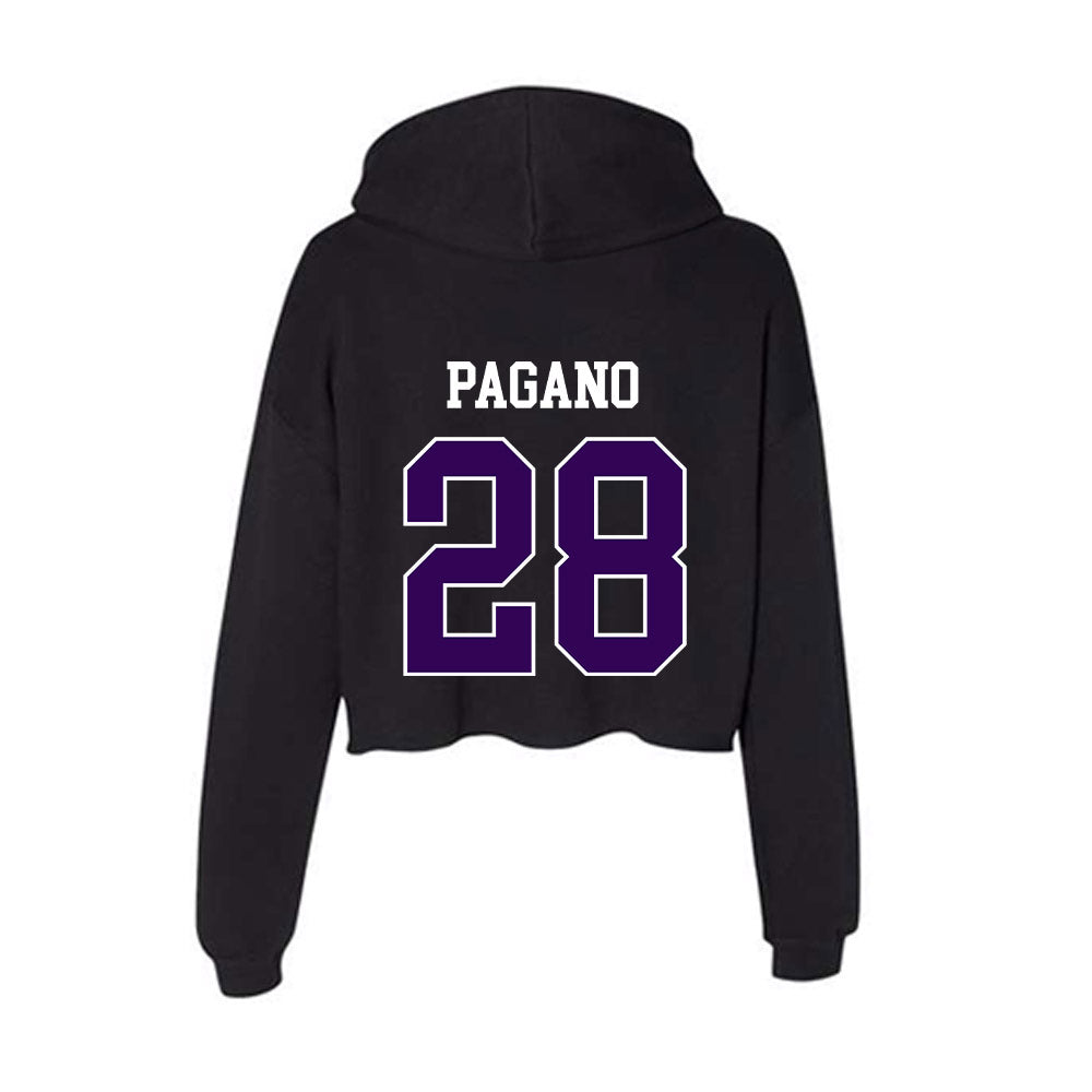 Kansas State - NCAA Women's Soccer : Anna Pagano - Women's Crop Fleece Hoodie-1
