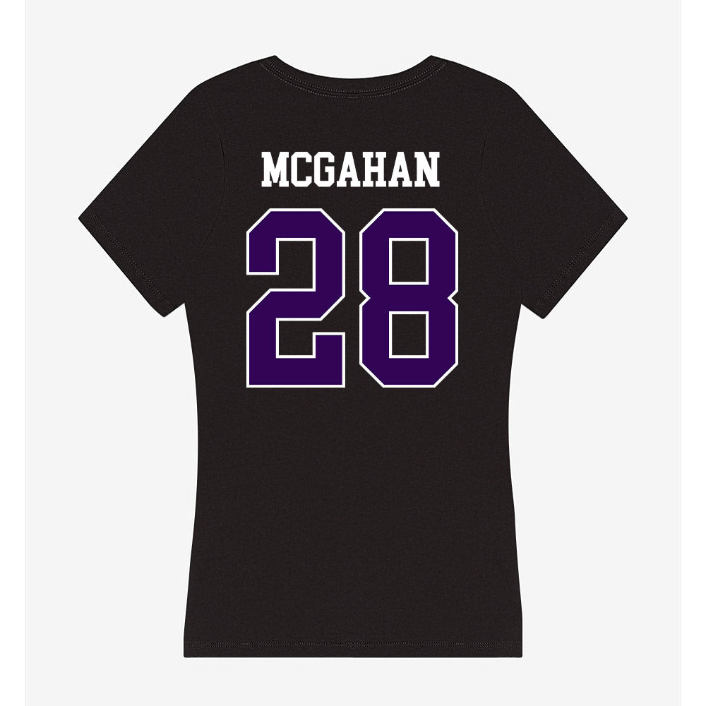 Kansas State - NCAA Baseball : Shea McGahan - Women's V-Neck T-Shirt-1