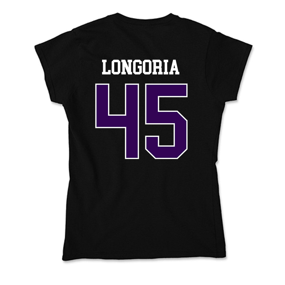 Kansas State - NCAA Baseball : Adan Longoria - Soft Style Women’s T-Shirt-1
