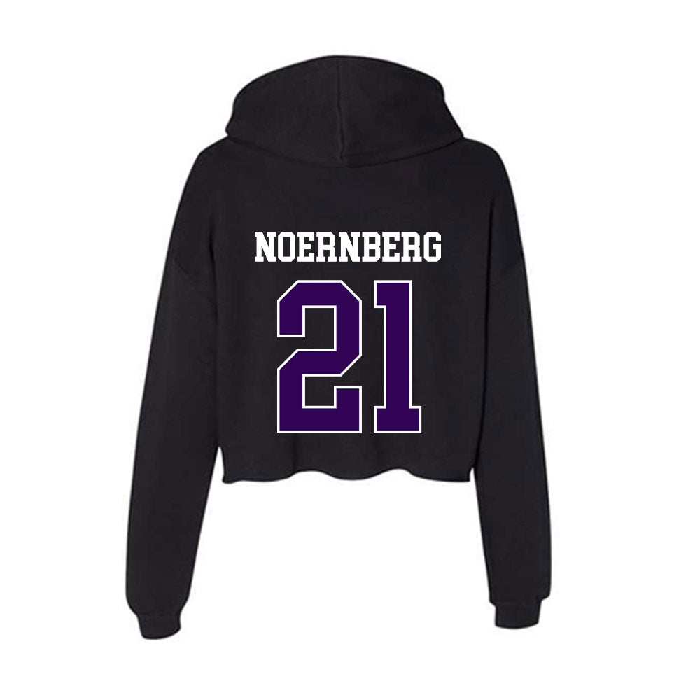 Kansas State - NCAA Football : Bryce Noernberg - Women's Crop Fleece Hoodie-1