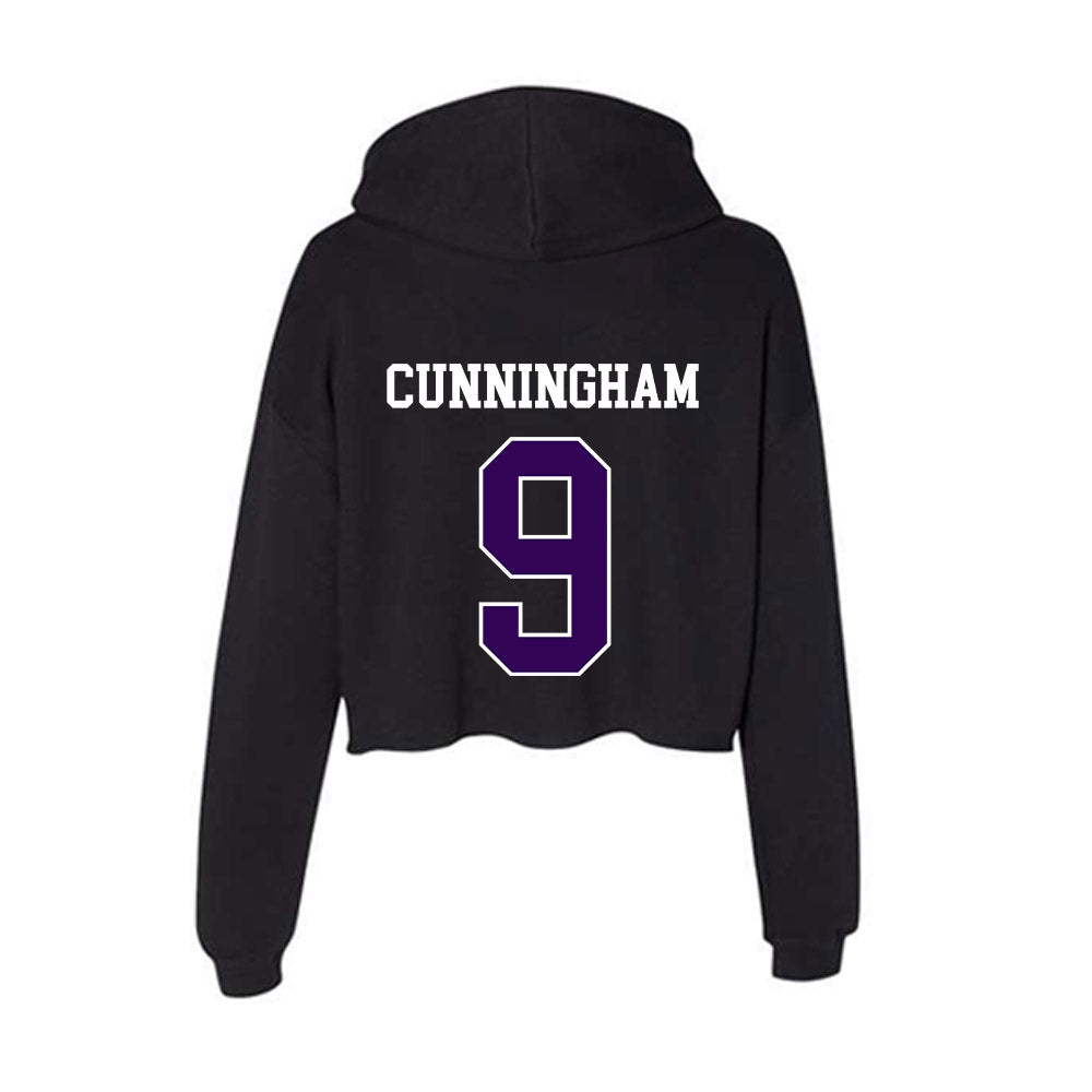 Kansas State - NCAA Women's Rowing : Sylvia Cunningham - Women's Crop Fleece Hoodie-1