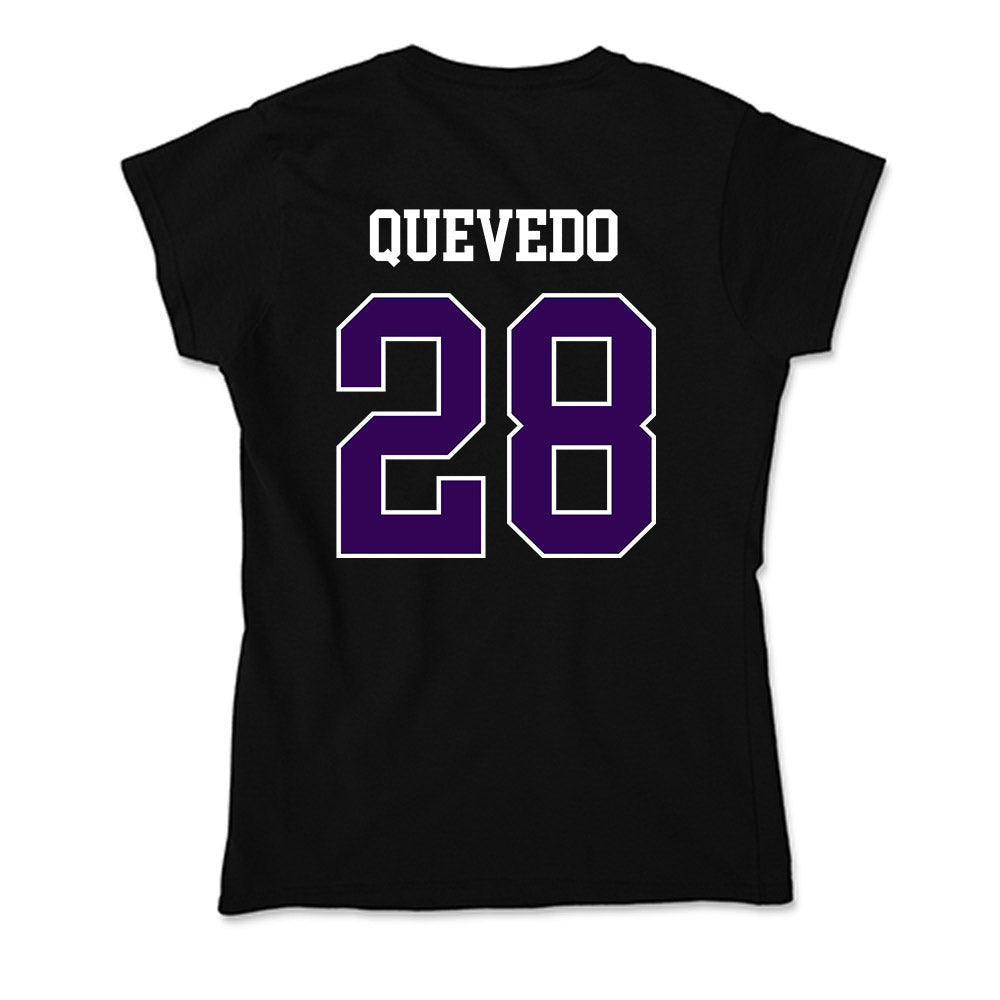 Kansas State - NCAA Baseball : Michael Quevedo - Soft Style Women’s T-Shirt-1
