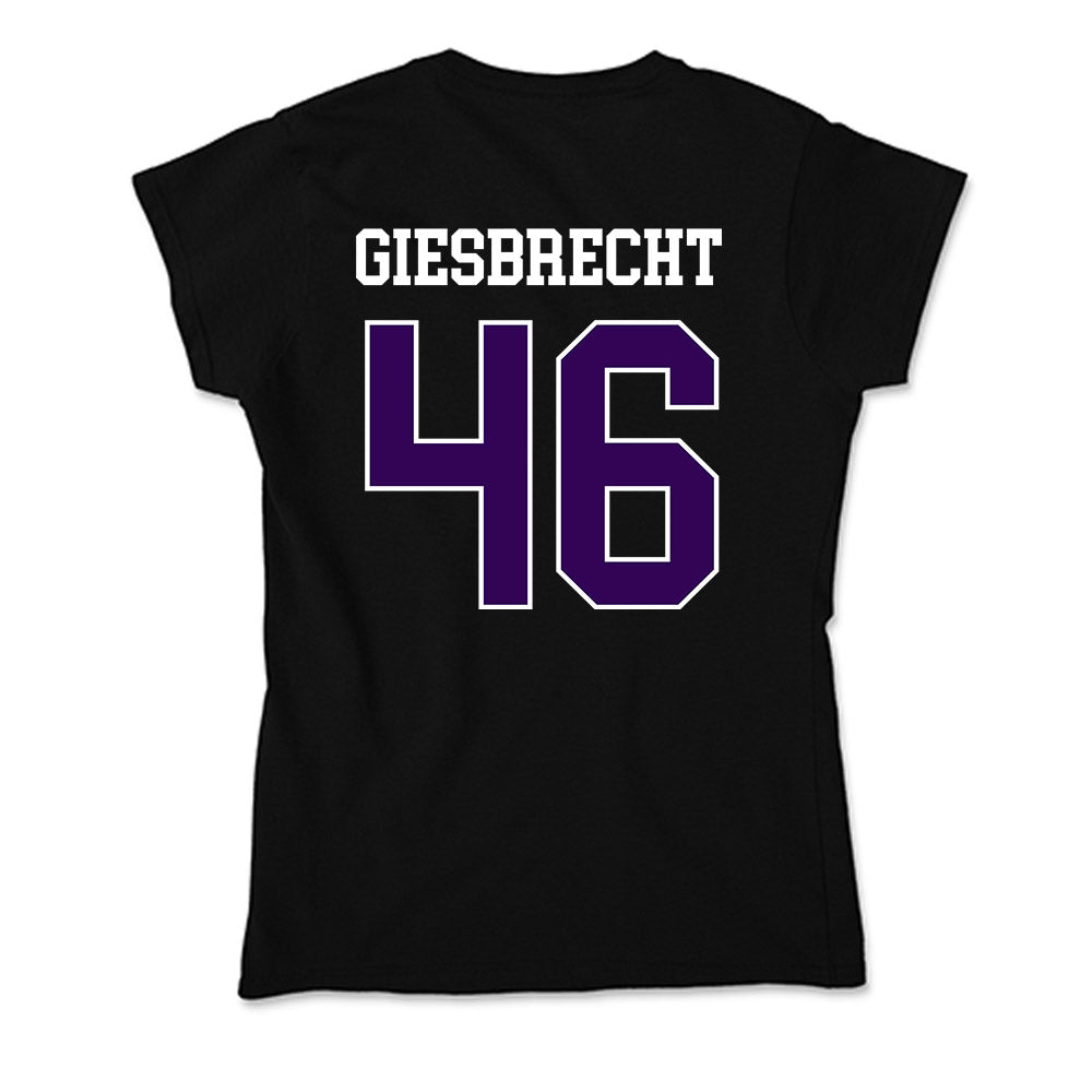Kansas State - NCAA Baseball : Ethan Giesbrecht - Soft Style Women’s T-Shirt-1