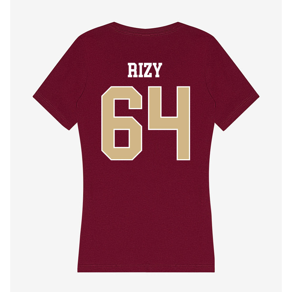 FSU - NCAA Football : Jacob Rizy - Women's V-Neck T-Shirt-1