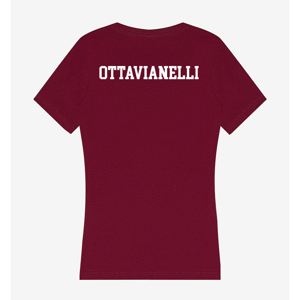 FSU - NCAA Women's Swimming & Diving : Arianna Ottavianelli - Women's V-Neck T-Shirt-1