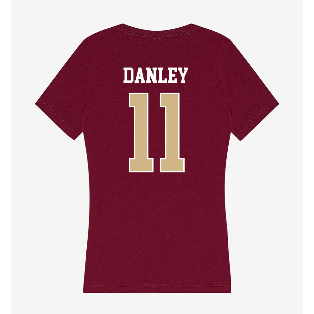 FSU - NCAA Softball : Ashtyn Danley - Women's V-Neck T-Shirt-1