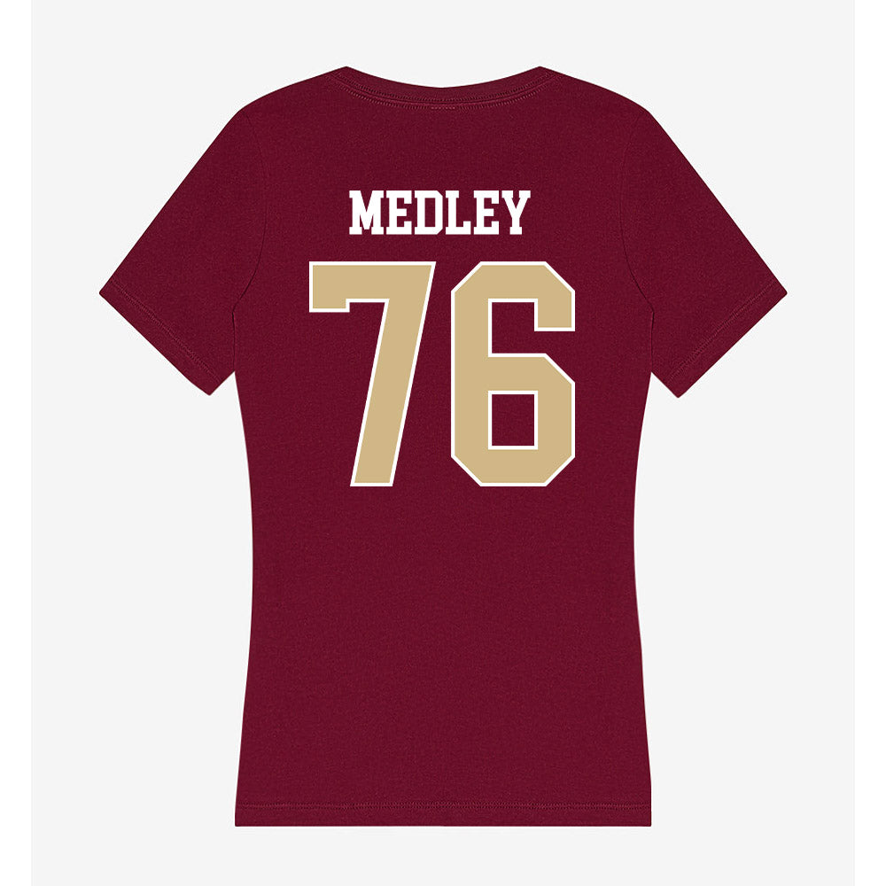 FSU - NCAA Football : Adrian Medley - Women's V-Neck T-Shirt-1