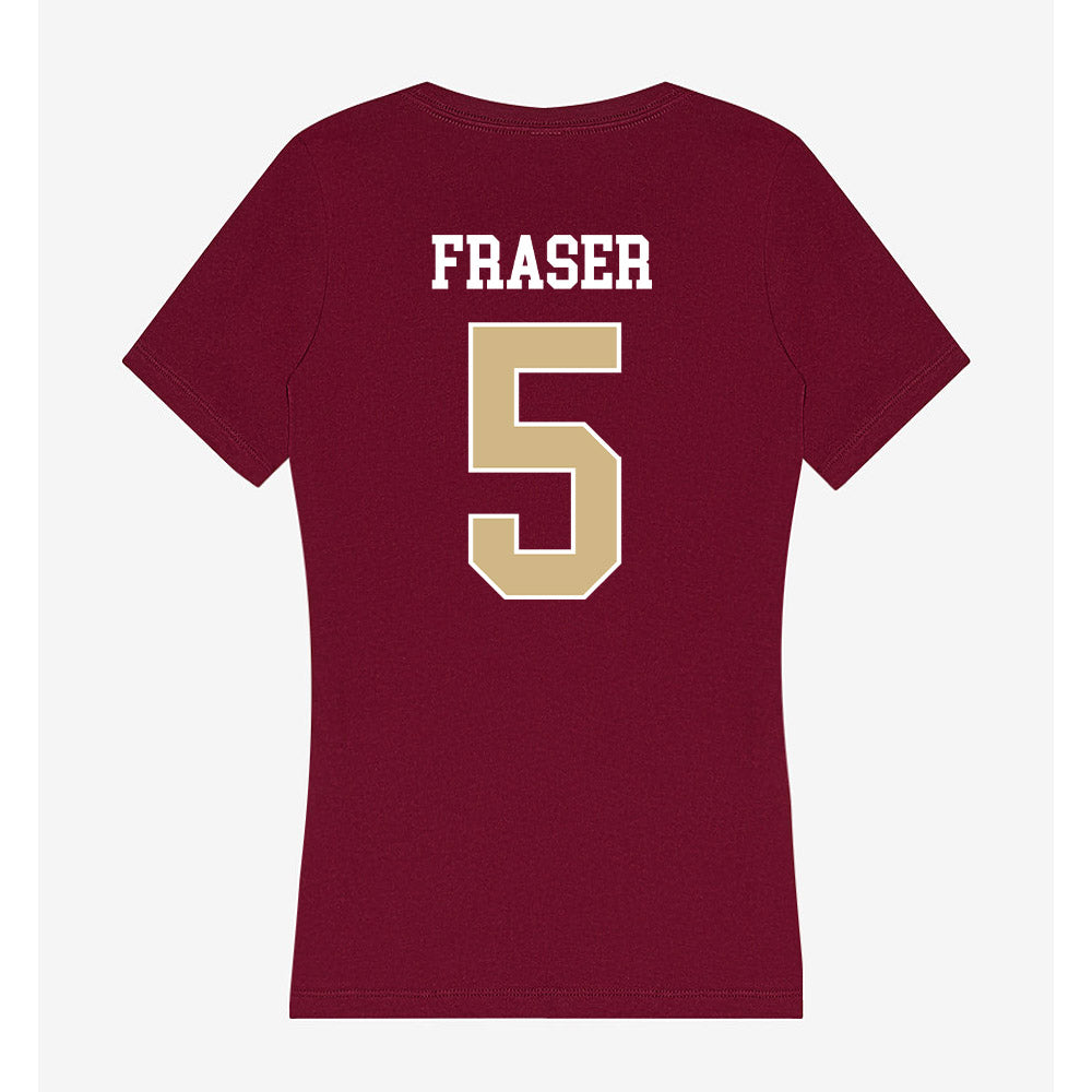 FSU - NCAA Baseball : Gabe Fraser - Women's V-Neck T-Shirt-1