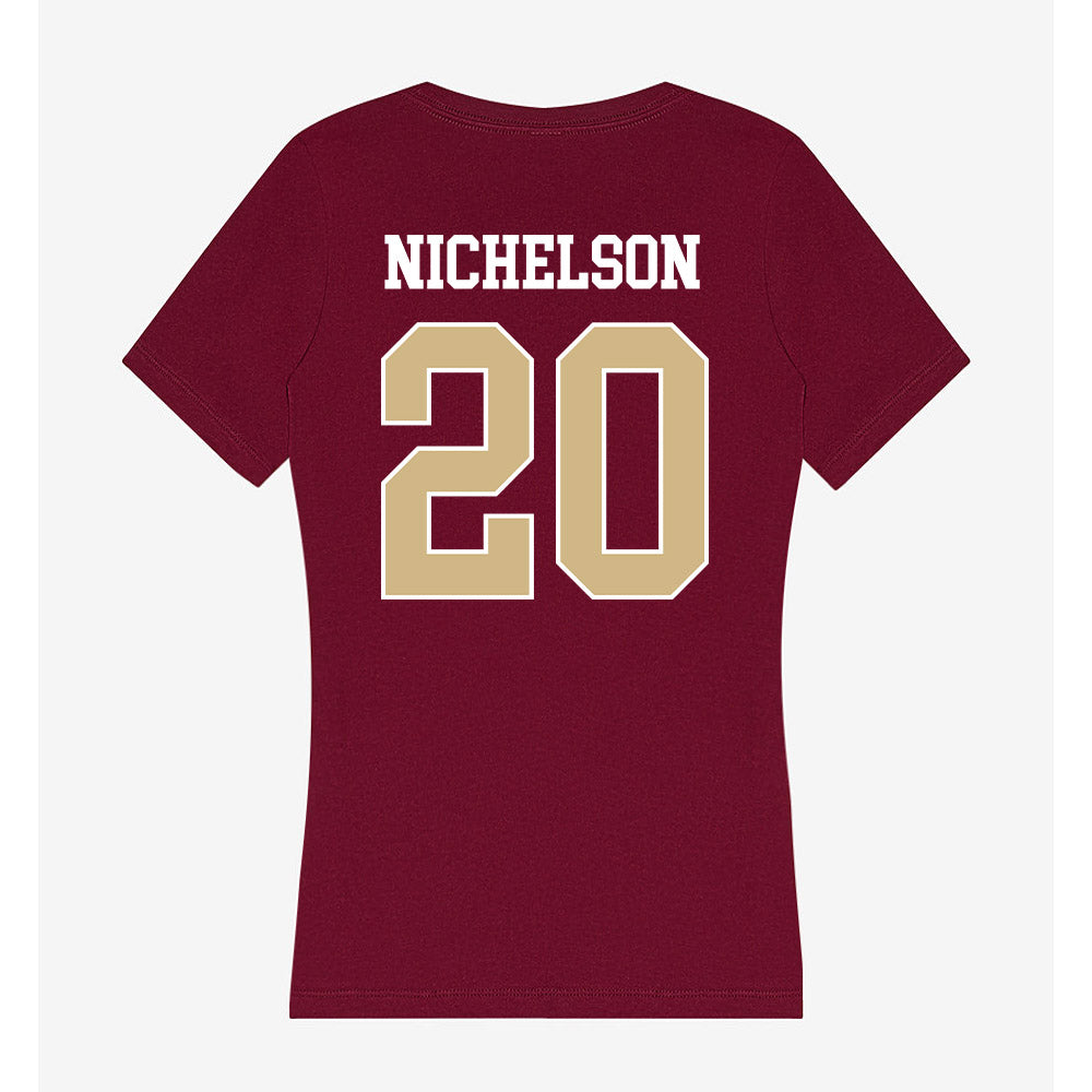 FSU - NCAA Football : Blake Nichelson - Women's V-Neck T-Shirt-1