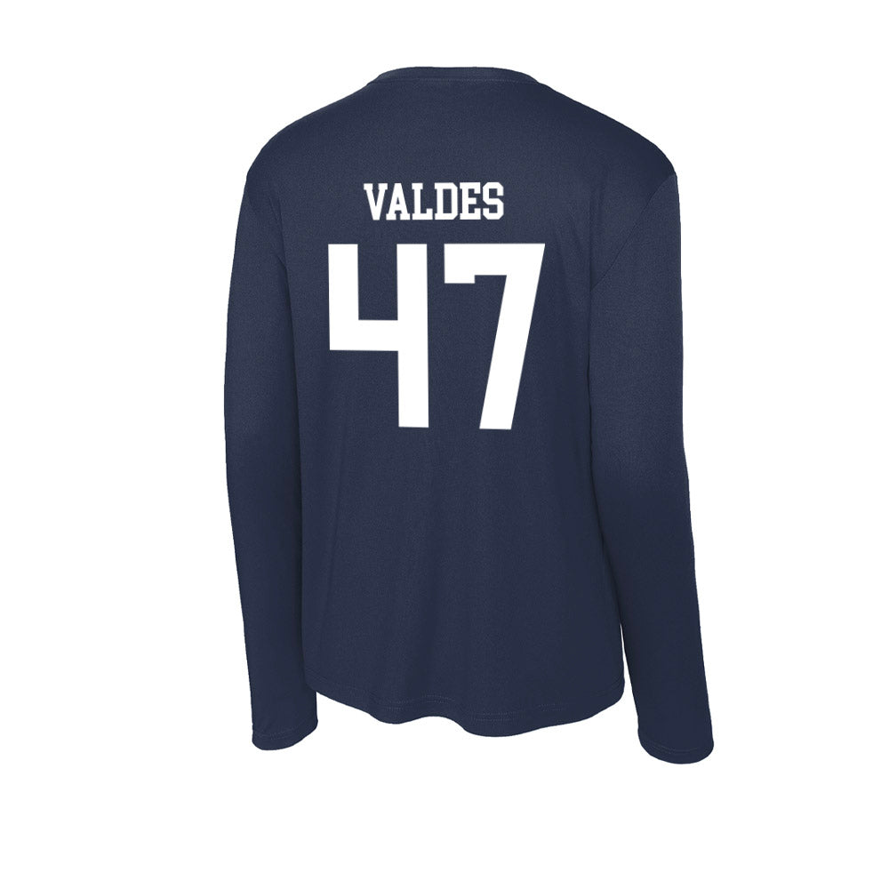 Samford - NCAA Football : Daniel Valdes - Activewear Long Sleeve T-Shirt-1