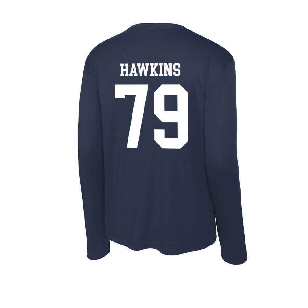 Samford - NCAA Football : Donovan Hawkins - Activewear Long Sleeve T-Shirt-1