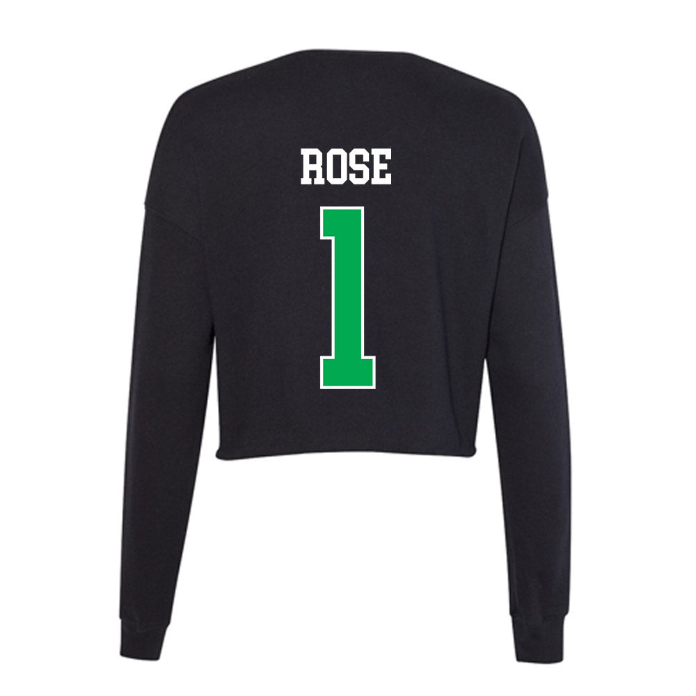Marshall - NCAA Men's Soccer : Dan Rose - Women's Cropped Crew Fleece-1