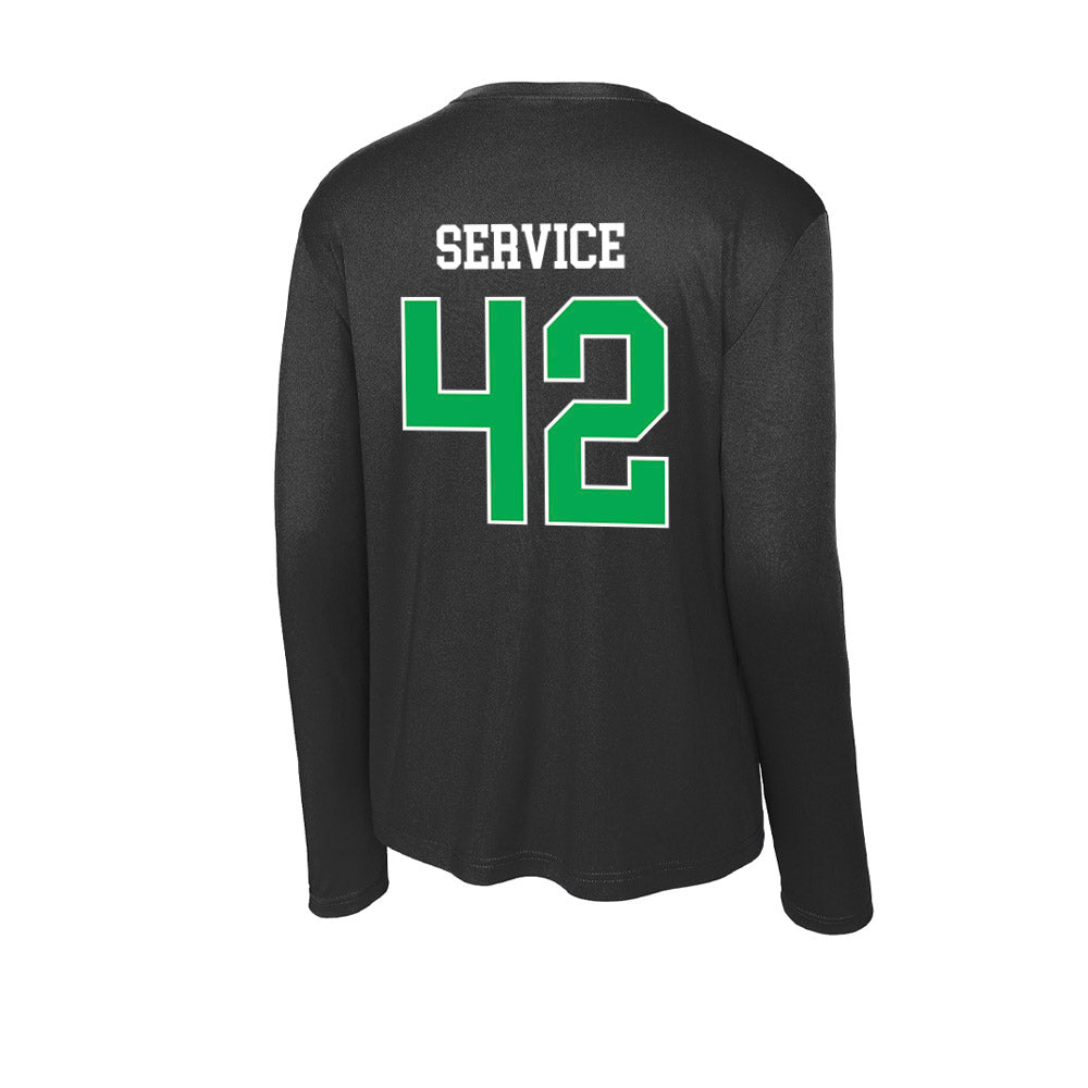Marshall - NCAA Baseball : Oliver Service - Activewear Long Sleeve T-Shirt-1