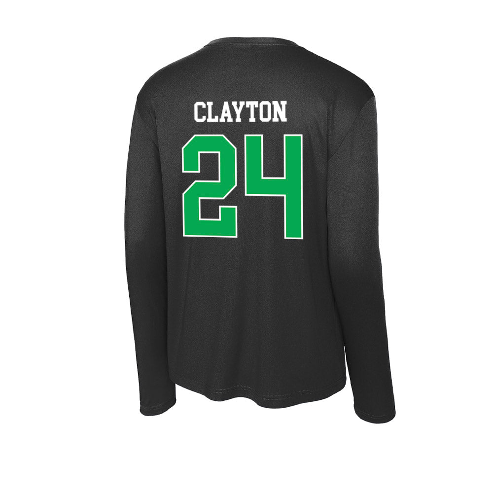 Marshall - NCAA Football : Jacarius Clayton - Activewear Long Sleeve T-Shirt-1