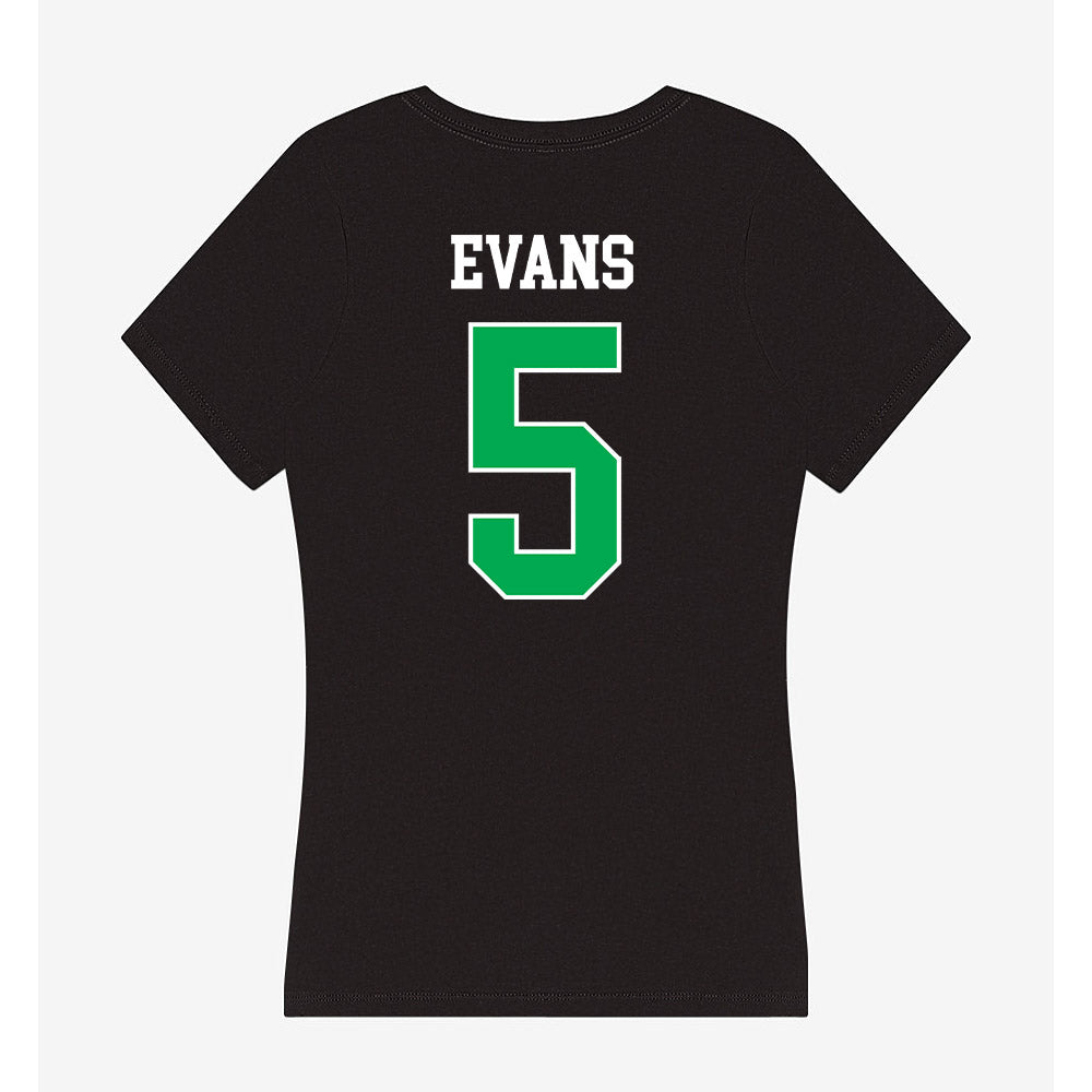 Marshall - NCAA Football : KaTron Evans - Women's V-Neck T-Shirt-1