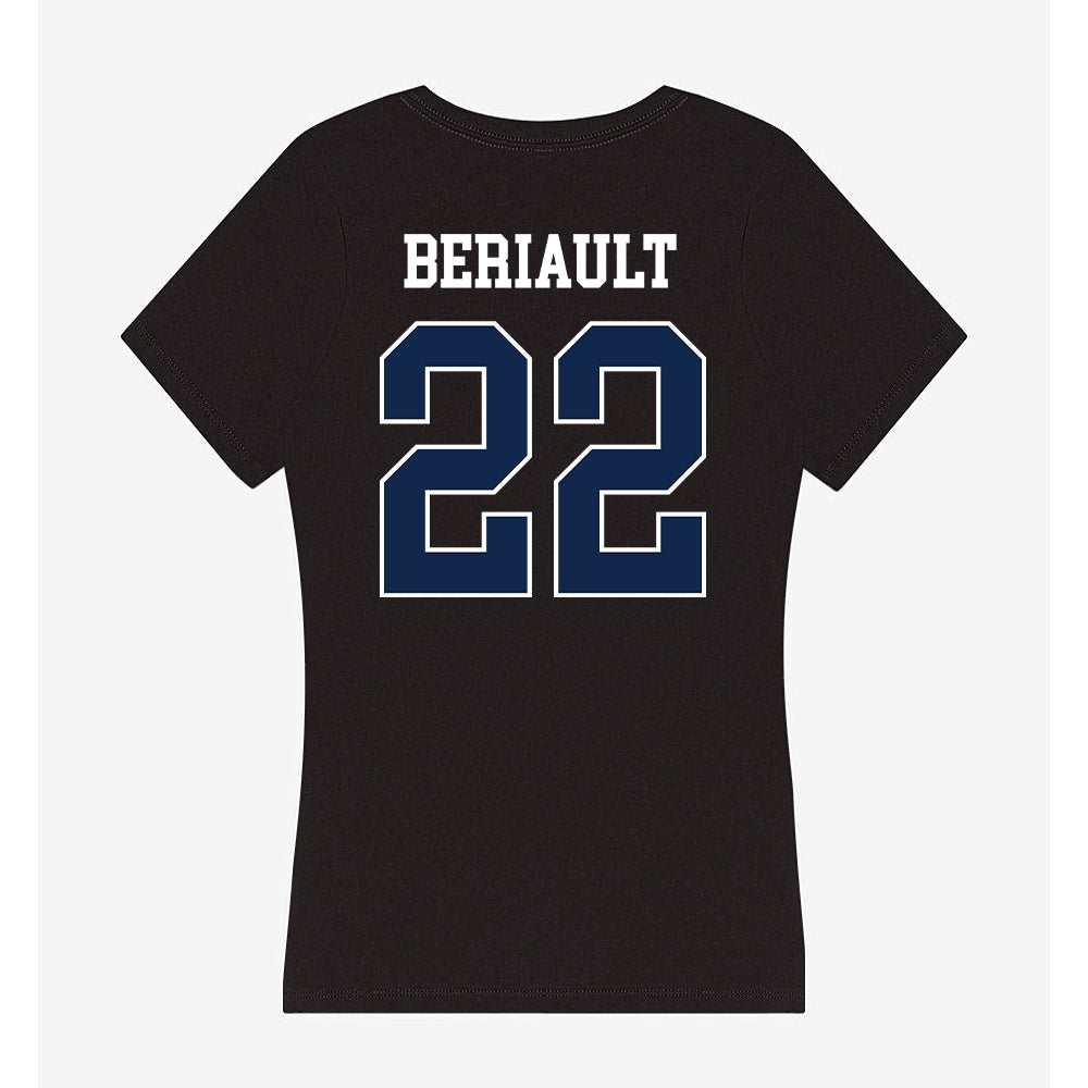 Butler - NCAA Football : Madden Beriault - Women's V-Neck T-Shirt-1
