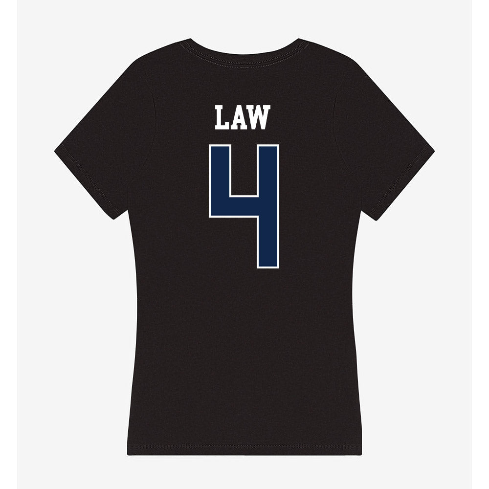 BU - NCAA Softball : Paxton Law - Women's V-Neck T-Shirt-1