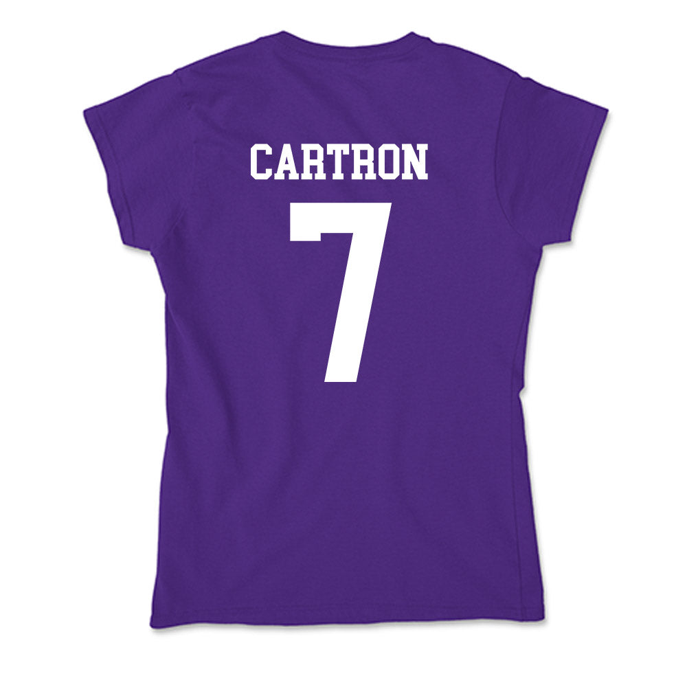 North Alabama - NCAA Softball : Caroline Cartron - Soft Style Women’s T-Shirt-1