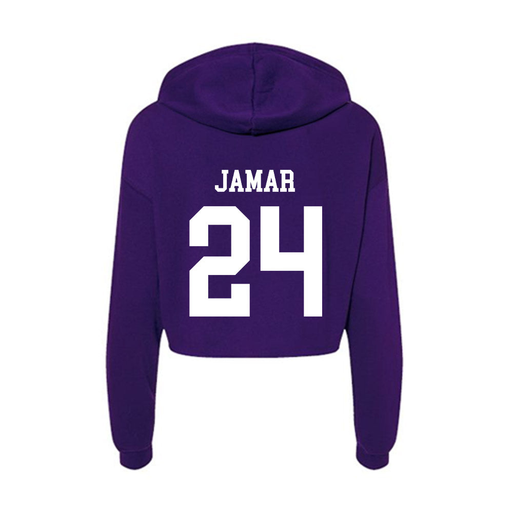 North Alabama - NCAA Football : Cameron Jamar - Women's Crop Fleece Hoodie-1