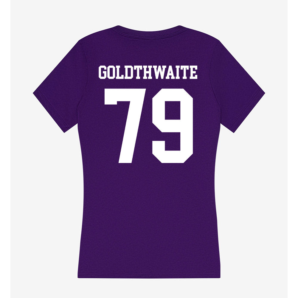 North Alabama - NCAA Football : Raykwon Goldthwaite - Women's V-Neck T-Shirt-1